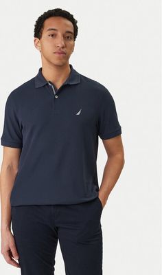 T-shirt męski casualowy Nautica ze sklepu: MODIVO w kategorii: T-shirty męskie - zdjęcie WP-EBWP-BKLVO-LN0_0000306219786