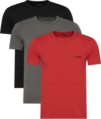HUGO - T-shirt męski casual ze sklepu: MODIVO w kategorii: T-shirty męskie - zdjęcie WP-EBWP-BKLVO-LN0_0000306220652