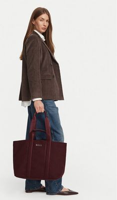 BOSS - Shopper bag elegancka ze sklepu: MODIVO w kategorii: Torby Shopper bag - zdjęcie WP-EBWP-BKLVO-LN0_0000306227491