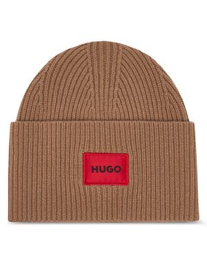 HUGO - Czapka zimowa damska ze sklepu: MODIVO w kategorii: Czapki zimowe damskie - zdjęcie WP-EBWP-BKLVO-LN0_0000306229280
