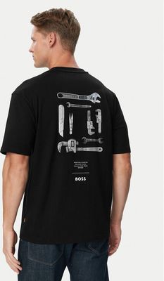T-shirt męski młodzieżowy BOSS ze sklepu: MODIVO w kategorii: T-shirty męskie - zdjęcie WP-EBWP-BKLVO-LN0_0000306231887