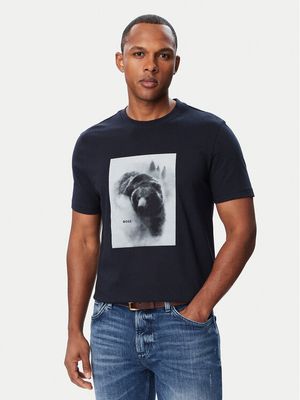 T-shirt męski BOSS ze sklepu: MODIVO w kategorii: T-shirty męskie - zdjęcie WP-EBWP-BKLVO-LN0_0000306231900