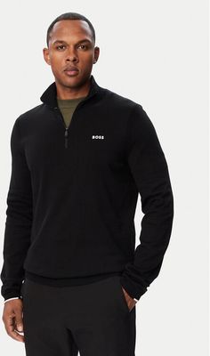 Sweter męski zimowy casual BOSS ze sklepu: MODIVO w kategorii: Swetry męskie - zdjęcie WP-EBWP-BKLVO-LN0_0000306232471