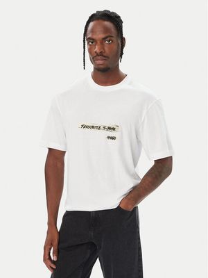 T-shirt męski młodzieżowy HUGO ze sklepu: MODIVO w kategorii: T-shirty męskie - zdjęcie WP-EBWP-BKLVO-LN0_0000306233980