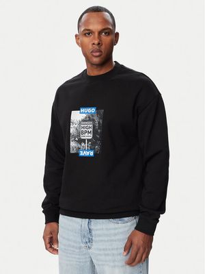 Bluza męska na zimę w stylu młodzieżowym HUGO ze sklepu: MODIVO w kategorii: Bluzy męskie - zdjęcie WP-EBWP-BKLVO-LN0_0000306234000