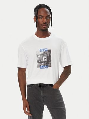 HUGO - T-shirt męski ze sklepu: MODIVO w kategorii: T-shirty męskie - zdjęcie WP-EBWP-BKLVO-LN0_0000306234017