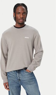 HUGO - Bluza męska casualowa ze sklepu: MODIVO w kategorii: Bluzy męskie - zdjęcie WP-EBWP-BKLVO-LN0_0000306234055