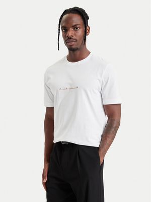 HUGO - T-shirt męski casual ze sklepu: MODIVO w kategorii: T-shirty męskie - zdjęcie WP-EBWP-BKLVO-LN0_0000306235519