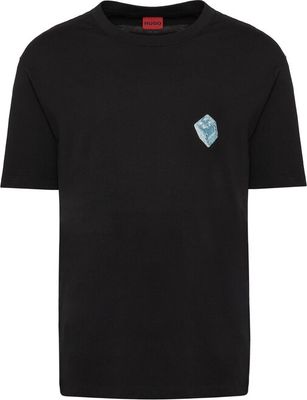 T-shirt męski casualowy HUGO ze sklepu: MODIVO w kategorii: T-shirty męskie