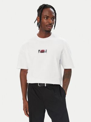 T-shirt męski casual HUGO ze sklepu: MODIVO w kategorii: T-shirty męskie - zdjęcie WP-EBWP-BKLVO-LN0_0000306235724