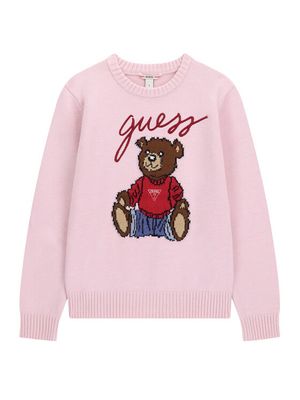 Sweter dziewczęcy Guess ze sklepu: MODIVO w kategorii: Swetry dziewczęce - zdjęcie WP-EBWP-BKLVO-LN0_0000306240230