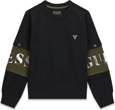 Bluza chłopięca na zimę Guess ze sklepu: MODIVO w kategorii: Bluzy chłopięce - zdjęcie WP-EBWP-BKLVO-LN0_0000306244825