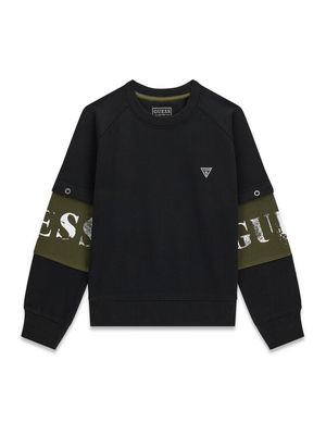 Bluza chłopięca na zimę Guess ze sklepu: MODIVO w kategorii: Bluzy chłopięce - zdjęcie WP-EBWP-BKLVO-LN0_0000306244825