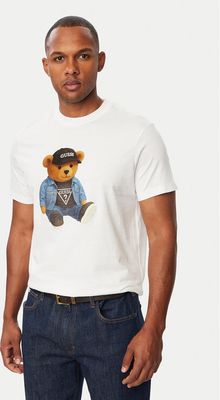 T-shirt męski młodzieżowy Guess ze sklepu: MODIVO w kategorii: T-shirty męskie - zdjęcie WP-EBWP-BKLVO-LN0_0000306246485