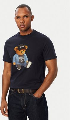 T-shirt męski Guess ze sklepu: MODIVO w kategorii: T-shirty męskie - zdjęcie WP-EBWP-BKLVO-LN0_0000306246492