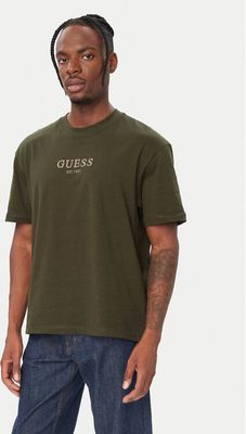 T-shirt męski w stylu młodzieżowym Guess ze sklepu: MODIVO w kategorii: T-shirty męskie - zdjęcie WP-EBWP-BKLVO-LN0_0000306246515