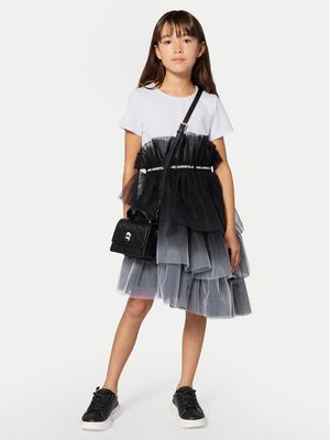 Sukienka dziewczęca na lato Karl Lagerfeld Kids ze sklepu: MODIVO w kategorii: Sukienki dziewczęce