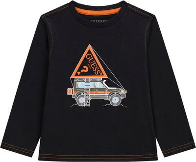 T-shirt chłopięce na jesień Guess ze sklepu: MODIVO w kategorii: T-shirty chłopięce - zdjęcie WP-EBWP-BKLVO-LN0_0000306247390