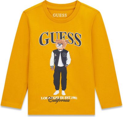 T-shirt chłopięce na wiosnę Guess ze sklepu: MODIVO w kategorii: T-shirty chłopięce - zdjęcie WP-EBWP-BKLVO-LN0_0000306247437