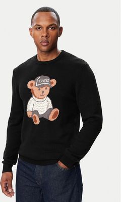 Sweter męski młodzieżowy zimowy Guess ze sklepu: MODIVO w kategorii: Swetry męskie - zdjęcie WP-EBWP-BKLVO-LN0_0000306247628