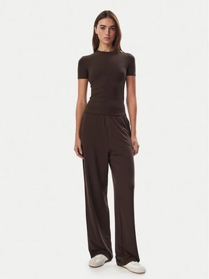 Spodnie damskie casual Guess ze sklepu: MODIVO w kategorii: Spodnie damskie - zdjęcie WP-EBWP-BKLVO-LN0_0000306247963