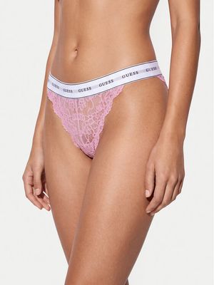 Guess - Majtki damskie z napisem ze sklepu: MODIVO w kategorii: Majtki damskie - zdjęcie WP-EBWP-BKLVO-LN0_0000306248120
