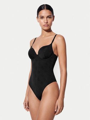 Body damskie Guess ze sklepu: MODIVO w kategorii: Body damskie - zdjęcie WP-EBWP-BKLVO-LN0_0000306248434