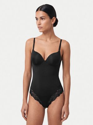 Guess - Body damskie eleganckie ze sklepu: MODIVO w kategorii: Body damskie - zdjęcie WP-EBWP-BKLVO-LN0_0000306248458