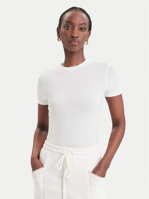 Bluzka damska casualowa wiosenna Guess ze sklepu: MODIVO w kategorii: Bluzki damskie - zdjęcie WP-EBWP-BKLVO-LN0_0000306248496