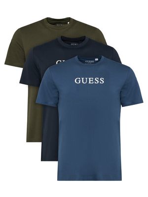 T-shirt męski młodzieżowy Guess ze sklepu: MODIVO w kategorii: T-shirty męskie - zdjęcie WP-EBWP-BKLVO-LN0_0000306249011