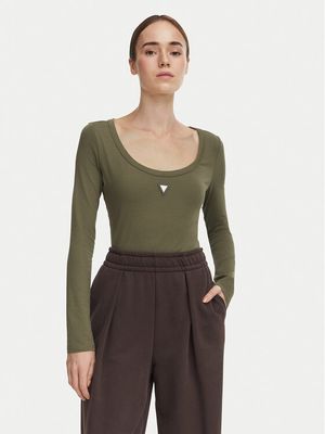 Bluzka damska Guess ze sklepu: MODIVO w kategorii: Bluzki damskie - zdjęcie WP-EBWP-BKLVO-LN0_0000306249172