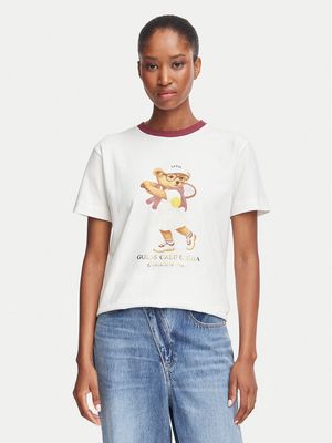 Guess - Bluzka damska wiosenna ze sklepu: MODIVO w kategorii: Bluzki damskie - zdjęcie WP-EBWP-BKLVO-LN0_0000306250284