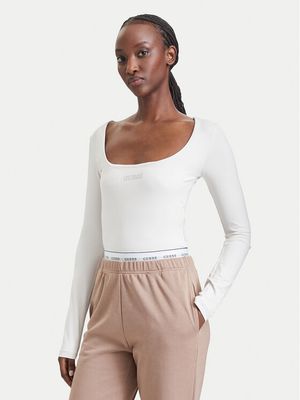 Bluzka damska casual Guess ze sklepu: MODIVO w kategorii: Bluzki damskie - zdjęcie WP-EBWP-BKLVO-LN0_0000306250512