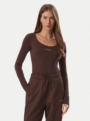 Bluzka damska casualowa Guess ze sklepu: MODIVO w kategorii: Bluzki damskie - zdjęcie WP-EBWP-BKLVO-LN0_0000306250666