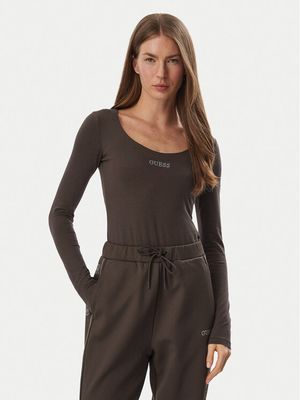 Bluzka damska casualowa Guess ze sklepu: MODIVO w kategorii: Bluzki damskie - zdjęcie WP-EBWP-BKLVO-LN0_0000306250666
