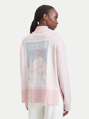 Guess - Sweter damski casual ze sklepu: MODIVO w kategorii: Swetry damskie - zdjęcie WP-EBWP-BKLVO-LN0_0000306251434