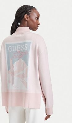 Guess - Sweter damski casual ze sklepu: MODIVO w kategorii: Swetry damskie - zdjęcie WP-EBWP-BKLVO-LN0_0000306251434