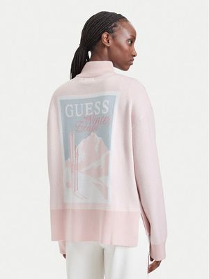 Guess - Sweter damski casual ze sklepu: MODIVO w kategorii: Swetry damskie - zdjęcie WP-EBWP-BKLVO-LN0_0000306251434