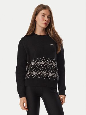 Sweter damski na zimę Guess ze sklepu: MODIVO w kategorii: Swetry damskie - zdjęcie WP-EBWP-BKLVO-LN0_0000306251472