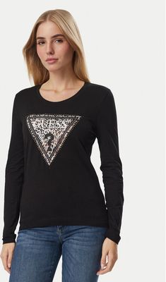 Guess - Bluzka damska jesienna ze sklepu: MODIVO w kategorii: Bluzki damskie - zdjęcie WP-EBWP-BKLVO-LN0_0000306252752
