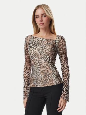 Bluzka damska jesienna Guess ze sklepu: MODIVO w kategorii: Bluzki damskie - zdjęcie WP-EBWP-BKLVO-LN0_0000306254015
