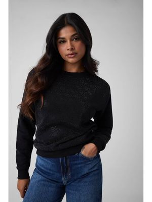 Bluza damska casualowa Guess ze sklepu: MODIVO w kategorii: Bluzy damskie - zdjęcie WP-EBWP-BKLVO-LN0_0000306254305