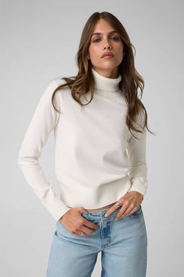 Sweter damski Guess Jeans ze sklepu: MODIVO w kategorii: Swetry damskie - zdjęcie WP-EBWP-BKLVO-LN0_0000306254404