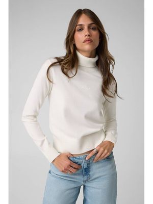 Sweter damski Guess Jeans ze sklepu: MODIVO w kategorii: Swetry damskie - zdjęcie WP-EBWP-BKLVO-LN0_0000306254404