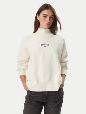 Guess Jeans - Sweter damski na zimę ze sklepu: MODIVO w kategorii: Swetry damskie - zdjęcie WP-EBWP-BKLVO-LN0_0000306254497