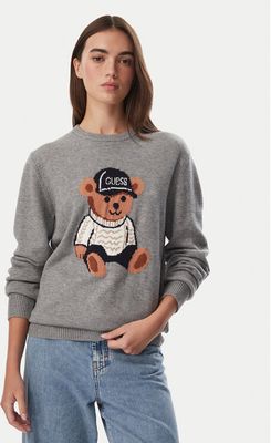 Sweter damski Guess ze sklepu: MODIVO w kategorii: Swetry damskie - zdjęcie WP-EBWP-BKLVO-LN0_0000306254510