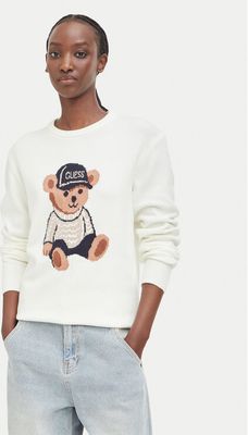 Sweter damski Guess ze sklepu: MODIVO w kategorii: Swetry damskie - zdjęcie WP-EBWP-BKLVO-LN0_0000306254558