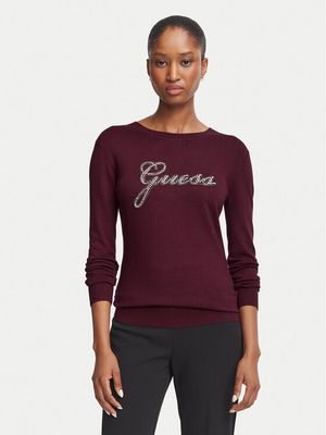 Guess - Sweter damski na zimę ze sklepu: MODIVO w kategorii: Swetry damskie - zdjęcie WP-EBWP-BKLVO-LN0_0000306254954