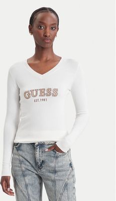 Sweter damski casualowy Guess ze sklepu: MODIVO w kategorii: Swetry damskie - zdjęcie WP-EBWP-BKLVO-LN0_0000306255005