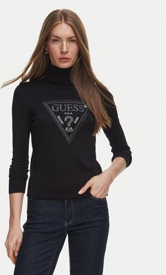 Sweter damski casual Guess ze sklepu: MODIVO w kategorii: Swetry damskie - zdjęcie WP-EBWP-BKLVO-LN0_0000306255012